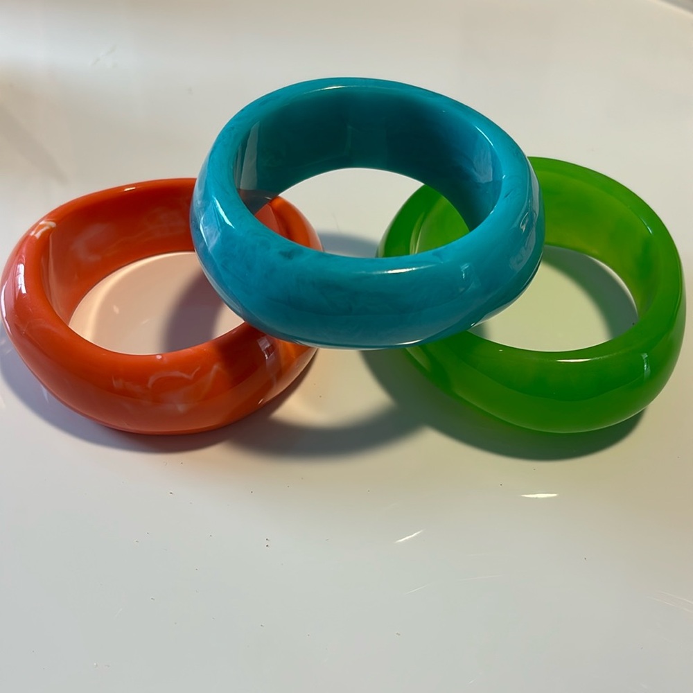 Acrylic Bangles Set of 3
